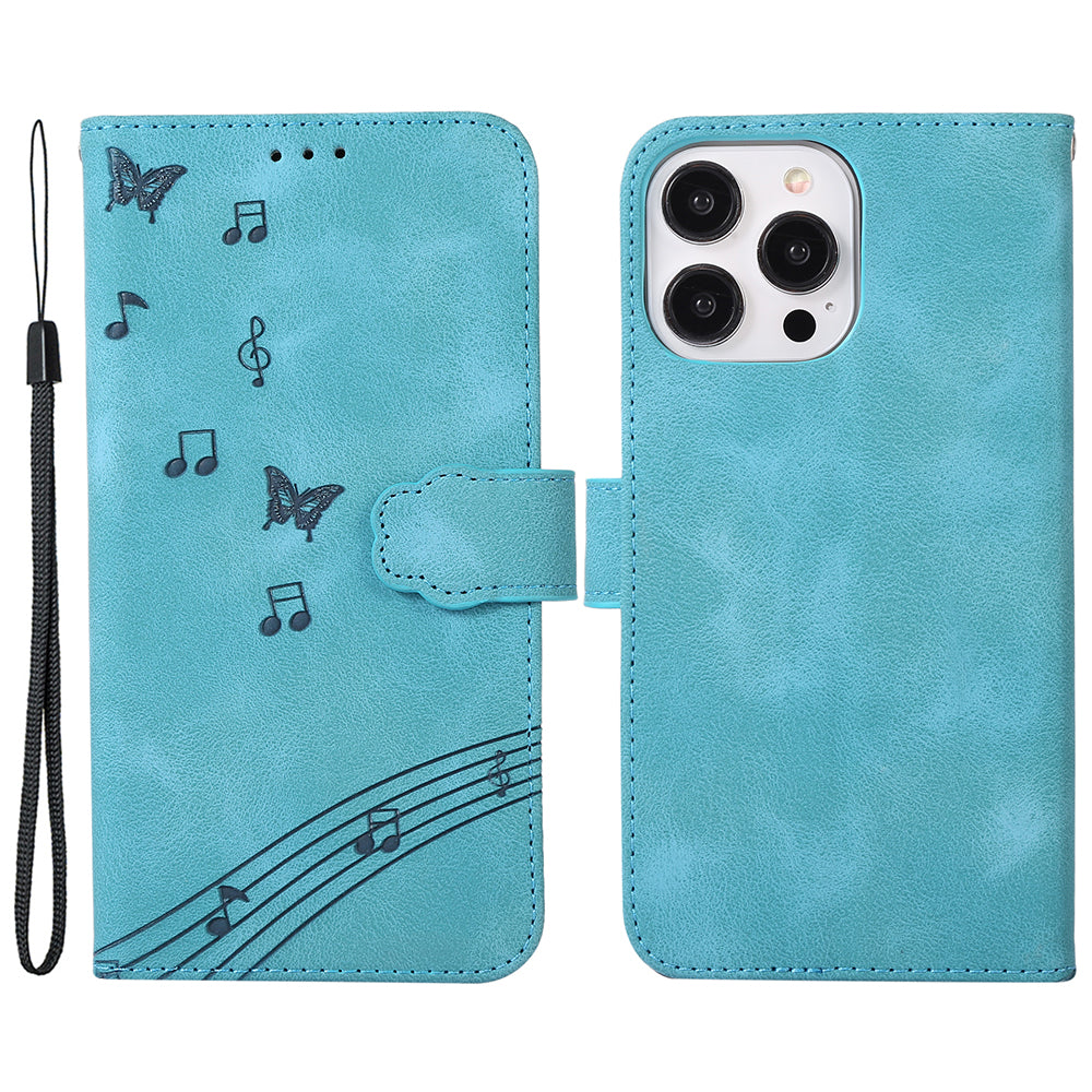 For iPhone 14 Pro Max Imprinted Musical Notation PU Leather Phone Case Wallet Stand Phone Cover For iPhone 14 Pro Max Imprinted Musical Notation PU Leather Phone Case Wallet Stand Phone Cover